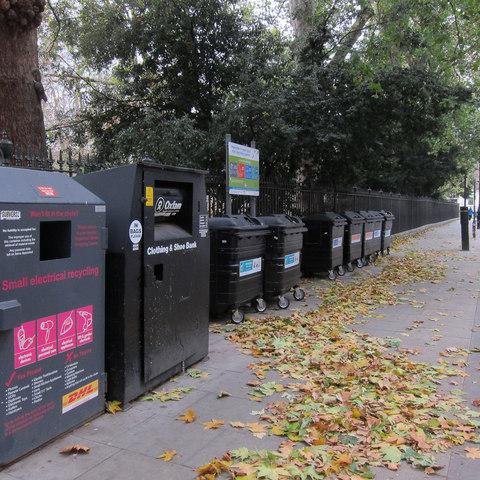 recycling bins on sandford street